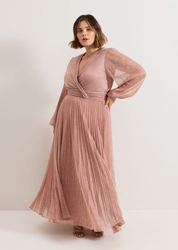 Phase Eight Harper Pale Dress Pink Australia | MJ4635287